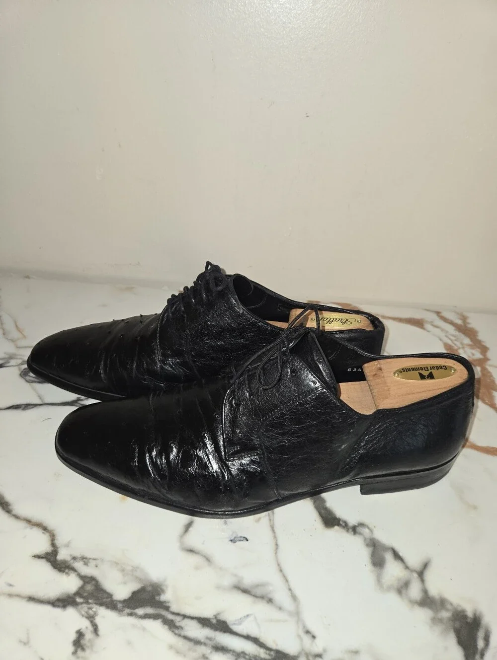 Corrente Pelle Line Ostrich Mens Shoes Size 10 1/2 US